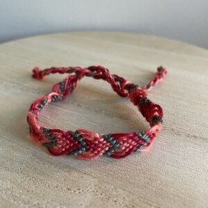 Odelia Bracelet, anklet, trendy, comfortable, tie, embroidery thread, woven, gif